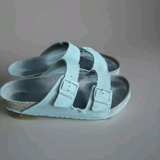 BIRKENSTOCK Arizona Vegan Slide Sandal Men's Size US 12 Faded Khaki