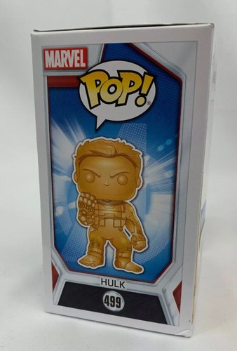 Funko Pop! #499 Marvel Avengers End Game - Hulk Orange Chrome Walmart Exclusive - Picture 3 of 4