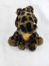 Spotted Green Plush Alligator Crocodile Big Eyed Realistic Stuffed Animal Toy