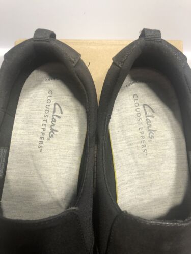 Clarks Cloudsteppers Sillian Paz Mocasines Mujer 8 M Negro Zapatos Sin Cordones - Imagen 3 de 6