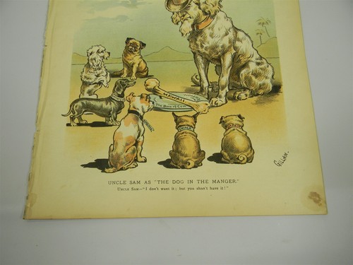 Judge Magazine May 13 , 1893 - Great Graphics - Political Satire - 8N - Picture 3 of 9