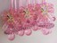 12 Minnie Mouse Pink Pacifier Necklaces Baby Shower Game Its a