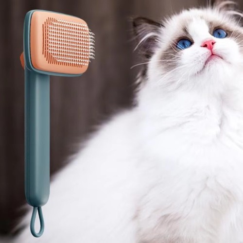 1PC Pet Grooming Comb Stainless Steel Needle Comb Pet Deshedding Brush Cat Comb - Picture 2 of 13