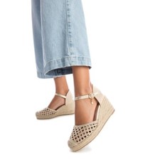 XTI SANDALO ESPADRILLAS CON ZEPPA DONNA RAGAZZA 142893 ORO CORDA DAL 36 AL 40