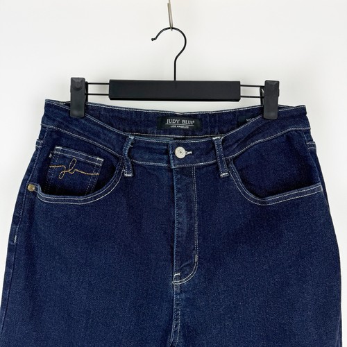 Judy Blue Mom Jeans Women's Size 13/31 High Rise Dark Wash Denim Stretch - Picture 2 of 19