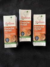3x Similasan Earache Relief Ear Drops  0.33 fl oz Exp 3/26 Box Slightly Damaged