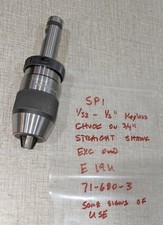 SPI 1/32-1/2" Keyless Drill Chuck on 3/4" Straight Shank E19U