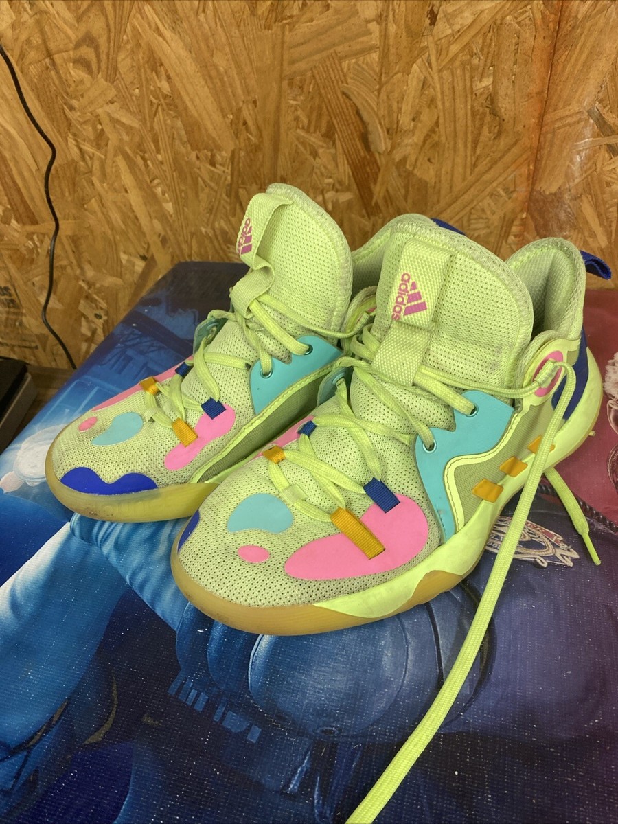 Men's Size Adidas Harden Stepback Hi-Res Yellow FZ1548