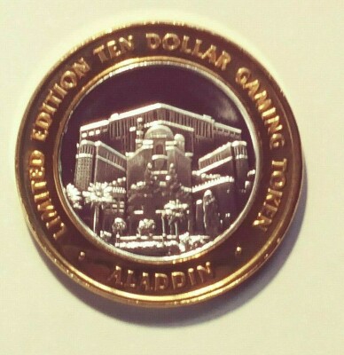 Aladdin Resort Casino Gaming $10 Gaming Token Las Vegas