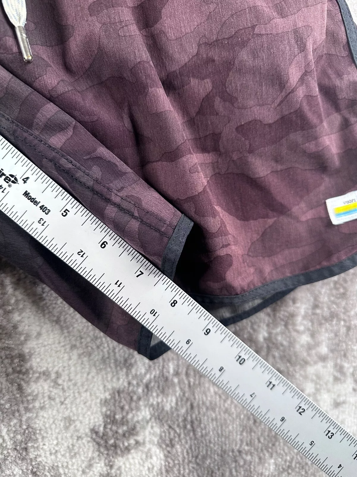 vuori banks athletic camouflage performance shorts
