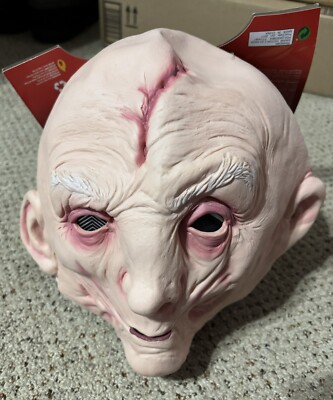 NWT Disney's Star Wars Supreme Leader Snoke Adult Face Mask Halloween Latex