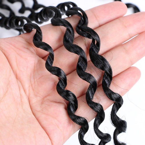 18" Passion Twist Crochet Braids Water Wave Braiding Hair Extensions Synthetic - Picture 7 of 83