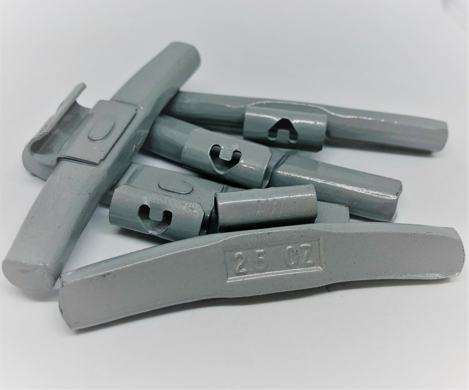 Tire Wheel Balancing Weights AW Type Clip On 2.50 oz pieces 25 pcs bag