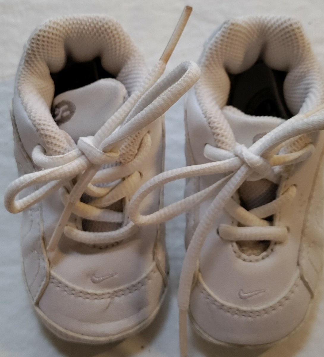 Baby Infant Nike Air Jordan Retro 12 Crib Shoe Booties White Size