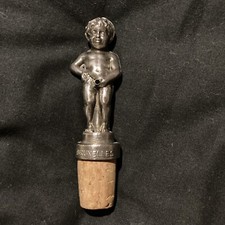 Vintage Bruxelles Peeing Boy Wine Topper