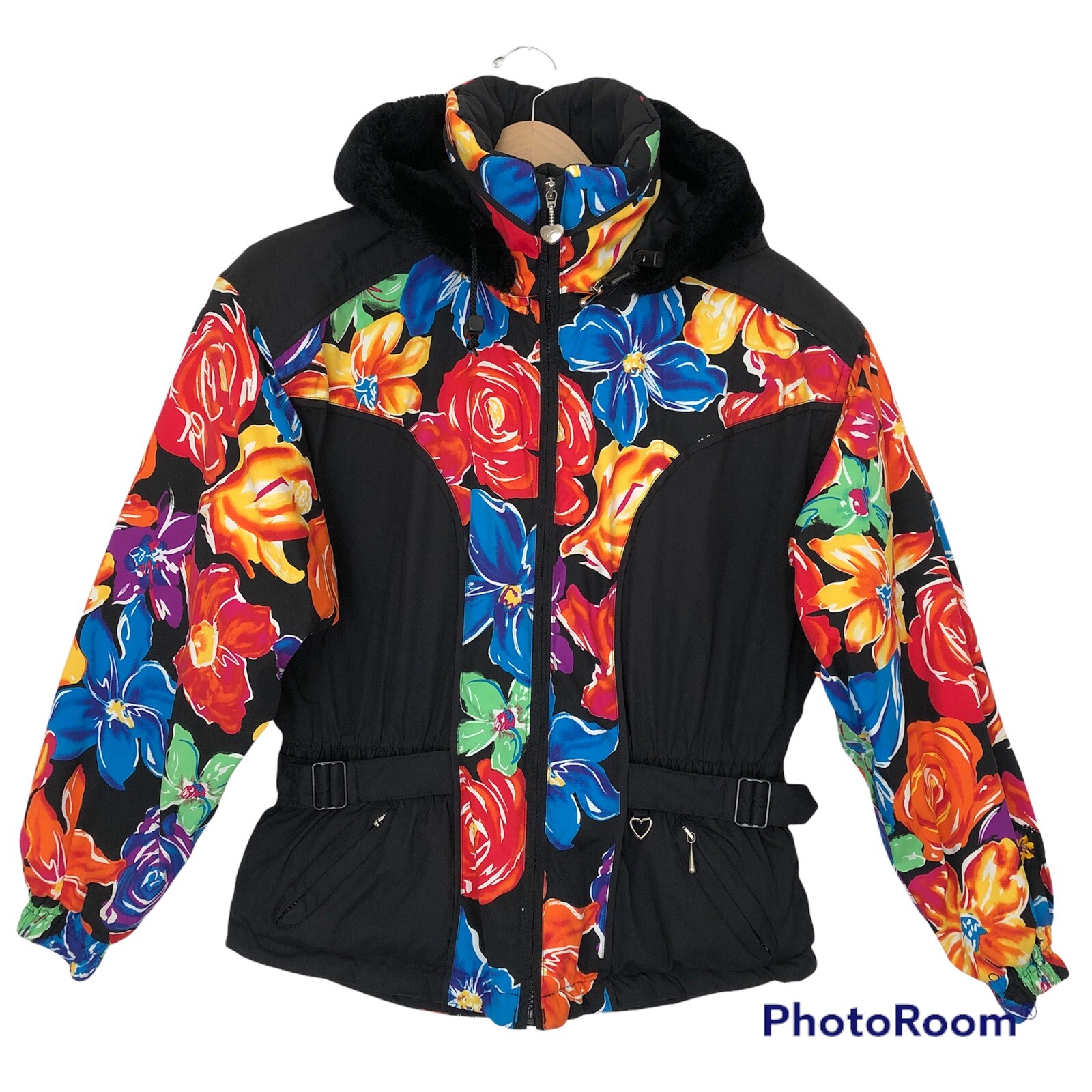 floral ski jacket