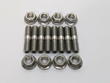 Kawasaki ZX6R Ninja ZX-6R Stainless exhaust studs and flange nut kit ZXR636