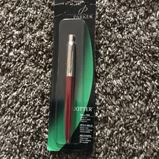 Parker Vintage Jotter Ball Pen-red And Silver