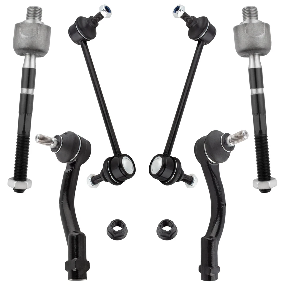 Kit de extremos de barra estabilizadora de dirección de 6 piezas para Hyundai Sonata 1999-2005 Foto 2 de 4