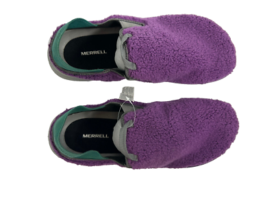 Merrell Hut Moc Fleece Slip-On Sneakers Plum Men display picture 2