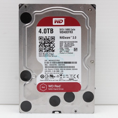 Western Digital WD Red 4TB HDD 3.5" SATA 64MB WD40EFRX 5400 RPM CCTV NASware 3.0 - Afbeelding 2 van 11