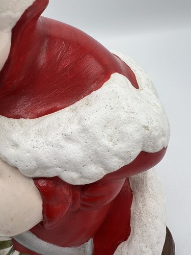 Vintage 1978 Atlantic Mold Mrs Santa Claus Christmas Hand Painted Ceramic Decor - Picture 12 of 13