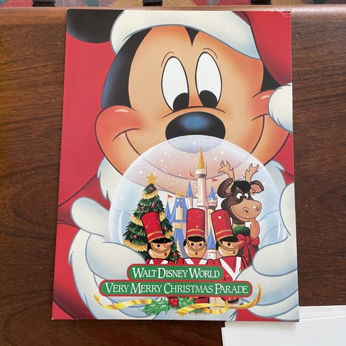 Vintage Advertising Disney Merry Jolly Christmas Parade 1990's Invites Graphics - Picture 15 of 23