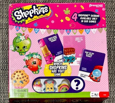 NEW Shopkins Which Shopkins Are You? Board Game SUPER FUN