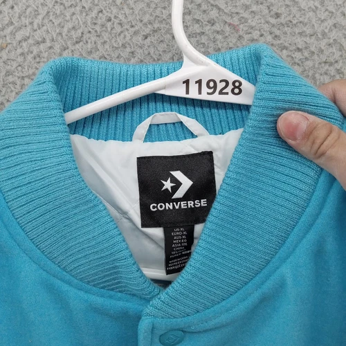 Converse X FRGMT Jacket Mens XL Blue Varsity Fragment Aquarius Hiroshi Fujiwara image 12