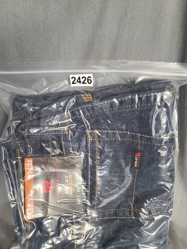 Ariat M3 Work Jeans Mens 36x32 FR Flame Resistant Loose Fit Straight Leg Cat2 - Picture 17 of 20