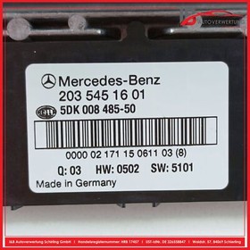 MERCEDES C CLASS W203 ESTATE C220 CDI FUSE BOX SAM MODULE 2035451601