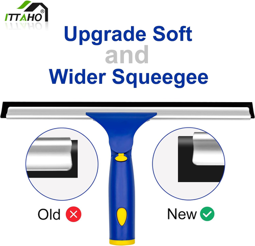 Extendable Window Squeegee & Scrubber Set - 第 5/9 張圖片