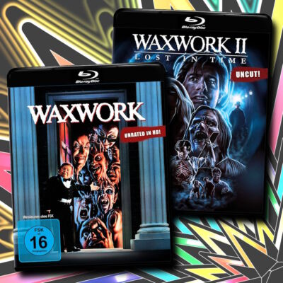 WAXWORK DOUBLE FEATURE (Blu-ray) Reise zurück in der Zeit + Spaceshift UNRATED