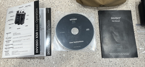 Invisio X50 TEA Dual COMMS Kit Digital Bone Conduction X5 Headset, FULL KIT, NEW - Picture 7 of 13