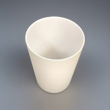 Lampenschirm E27 Zylinder Ersatz Lampenglas Weiß matt Ø100mm Hö 155mm Fass 43mm