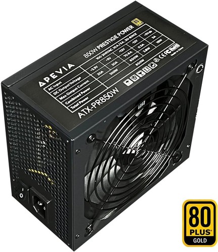 Power Your Gaming Rig: 850W 80+ Gold ATX Power Supply with Advanced Connectors - Picture 6 of 8