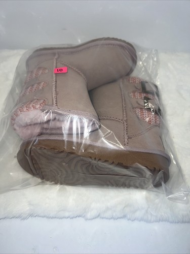 Dream Pairs Girls Boys Winter Snow Boots Faux Fur Lined Sheepskin Ankle Boots - Picture 5 of 5