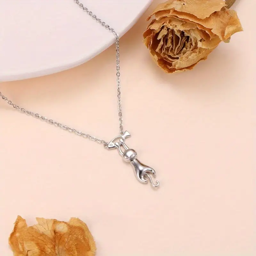 Cat Kitten Feline Jewelry Animal Pet Pendant Necklace Earrings - Picture 56 of 212