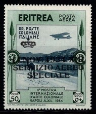 Érythrée 1934 Neuf * MH 100% Poste aérienne 50 cents - Service aérien spécial