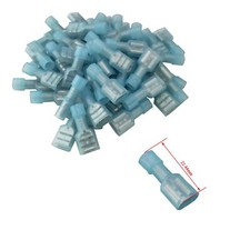 Nylon Disconnect Terminal 16-14 Ga Insulated Crimp Connector 100 Positive 6.3mm