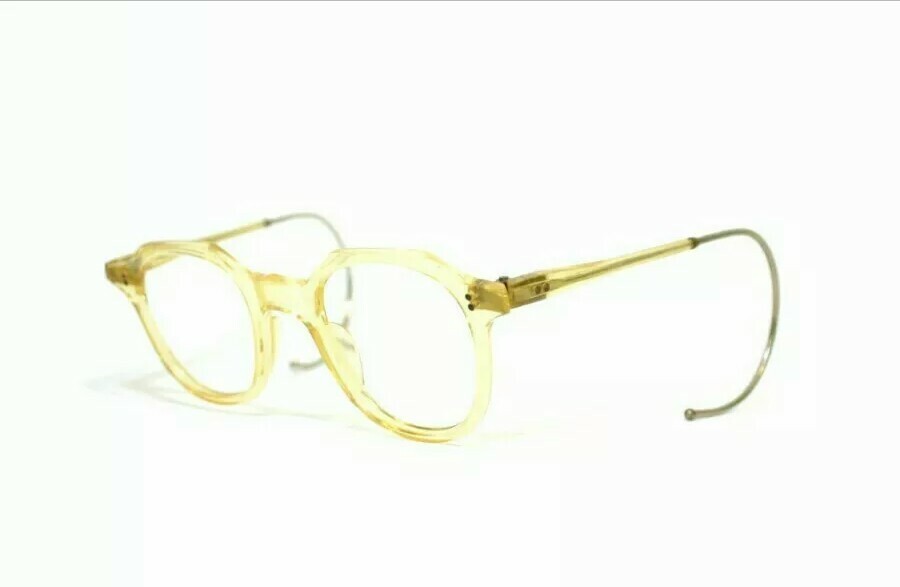 Vintage Crown Panto 1950 French Eye Glasses Crystal light Vintage Crown Panto 1950 French Eye Glasses Crystal light