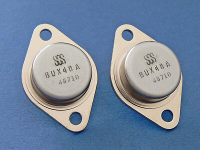 SGS BUX48A NPN Silizium Power Transistor Lot mit 2 Stück