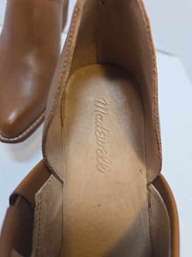 Madewell Westernstiefeletten braun Leder spitz zulaufend Damengröße 8,5 - Bild 4 von 12