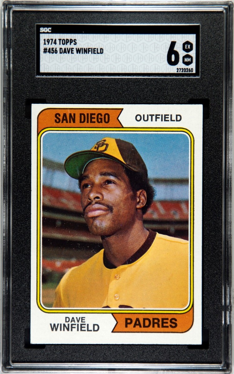 1974 Topps #456 Dave Winfield Rookie Card SGC 6 EX/NM | eBay