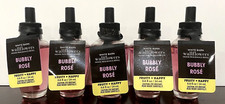 Bath  Body Works LOT OF 5 BUBBLY ROSE Wallflower Fragrance Refill Bulbs NEW