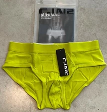 C-IN2 Minimal Low Rise Modal Stretch Brief - Large, yusef yellow