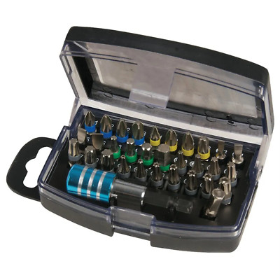 Silverline Schrauberbit-Set 32 tlg. Bitsatz 1/4 Zoll Bit-Set Bit-Satz