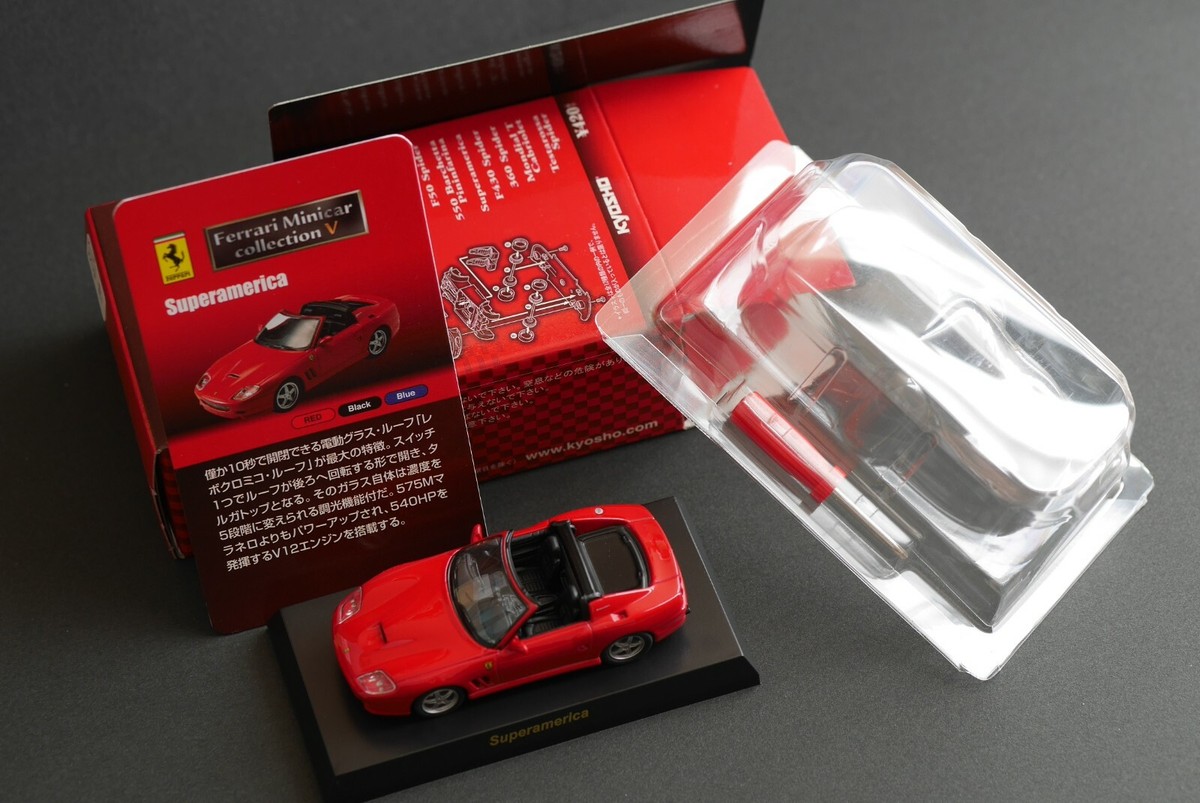 専用【kyosho】フェラーリ Superamerica KYOSHO Ferrari Superamerica 1/64 Diecast Red 2007 Assembled | eBay