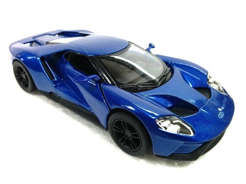 New 5" Kinsmart 2017 Ford GT 1:38 Scale Diecast Model Toy Car- BLUE - 第 1/1 張圖片