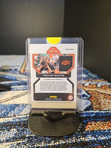 2022 Panini Prizm Draft Picks - Neon Pink Velocity Prizm Trevor Martin - Picture 2 of 2